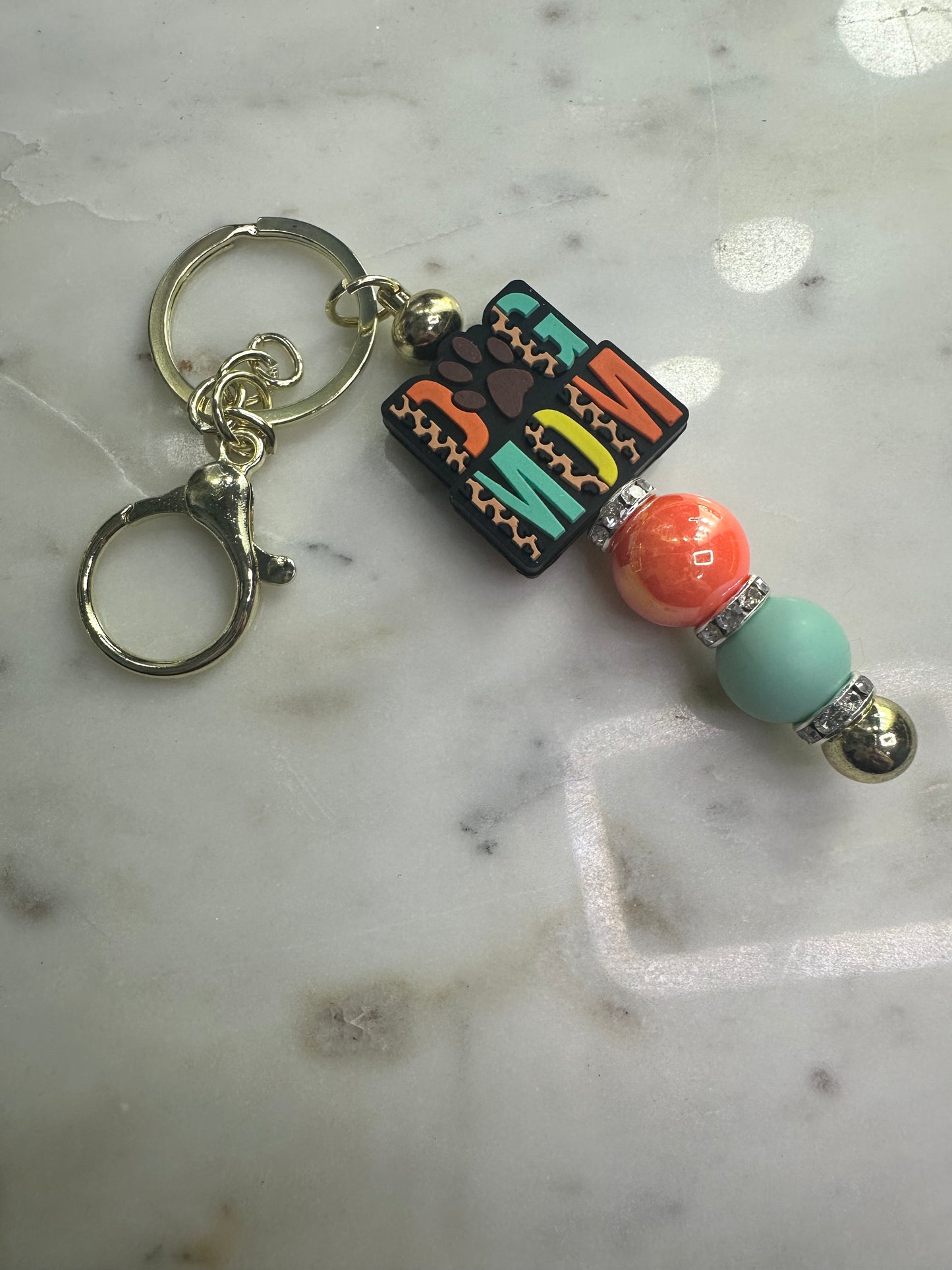 Dog Mom Keychain