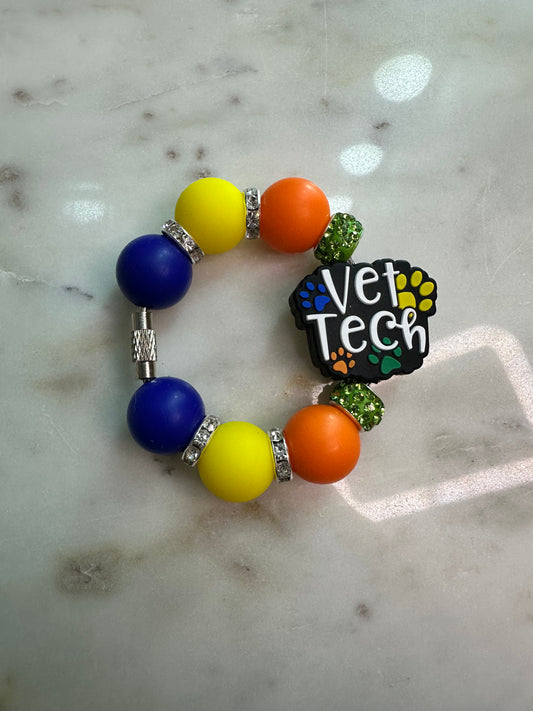 Vet Tech Cup Charm